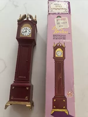 VTG MARX Dollhouse 1965 LITTLE HOSTESS LIVING ROOM FURNITURE GRANDFATHER CLOCK • $19.95