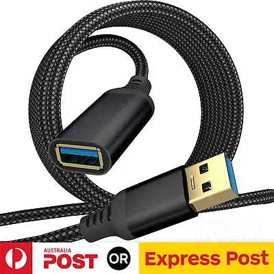 USB Extension Data Cable USB 3.0 Male To Female Adpter Cord For PC Laptop Camera • $12.50