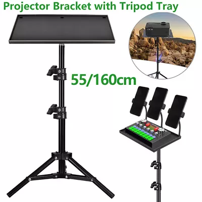 P6W4 DVD Projector Laptop DJ Tripod Stand Adjustable Height With Tripod Tray AU • $35.13