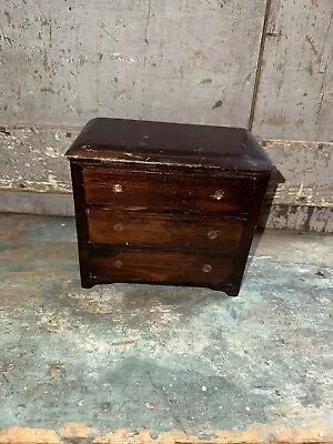 Antique Miniature Salesman Sample Size Doll Chest Of Drawers • $98