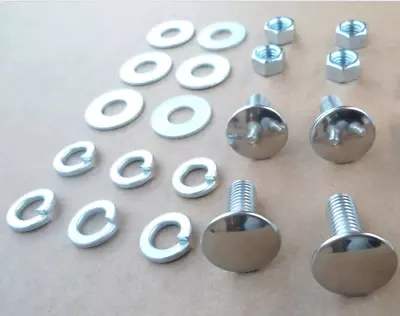 4 Stainless Steel Bumper Bolts/nuts! Fits: Mopar Cuda Charger Gtx Plymouth Dodge • $17.99