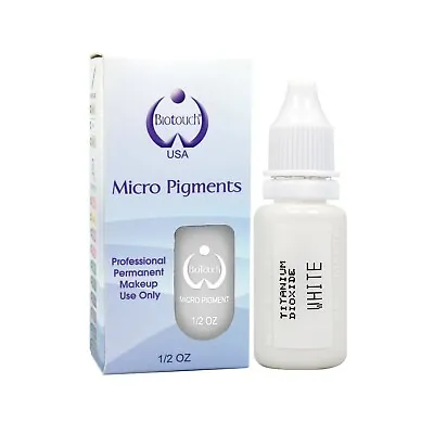 $27.50 • Buy MICROBLADING BioTouch WHITE Pigment Color Permanent Makeup Cosmetic Tattoo 15ml