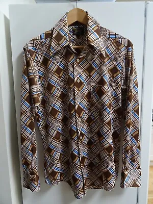 Vintage 1960s/70s Penney Towncraft Shirt Penn Prest M 15-15.5  • £50
