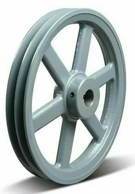 $99.99 • Buy 2BK105-1  OD:10.30  BORE 1  Cast Iron Sheave PULLEY  2 Grooves For 5L V-BELT 2BK