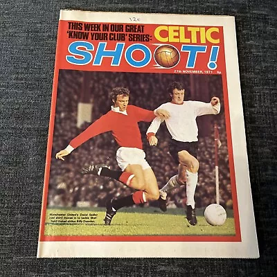 Shoot Magazine - 27 Nov 1971 - Bob Wilson Dave Watson Keith Weller David Sadler • £4.99