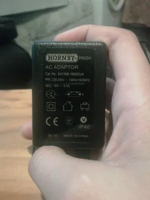 Hornby Scalextric Power Supply  P9500W  19v  0.5A  AC Main Adaptor • £6