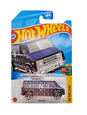 2023 Hot Wheels 70's Van #16 Dark Blue • $3.12