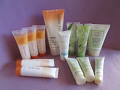 Set Of 13 Mary Kay Body Lotion & Gel Lotus Bamboo Peach Velocity Satin Hands Lot • $65