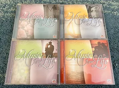 Music Of Your Life Volume 1-4 CD Lot By Time Life (8-Discs 2012) • $19.99