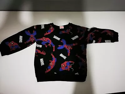 Kids Spiderman Jumper In Black • £5.99