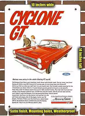 Metal Sign - 1966 Mercury Comet Cyclone GT- 10x14 Inches • $24.61