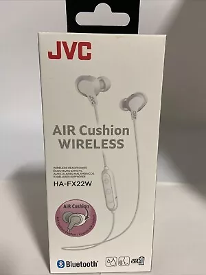 JVC Air Cushion Wireless Headphones Bluetooth 6.5h New!! • $13