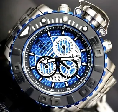 Invicta JT Sea Hunter Gen II Steel Blue Glass Fiber Swiss Mvt 58mm Watch New • $349.99