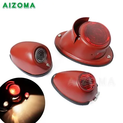 Motorcycle Rear License Plate Taillight & Ural Sidecar Fender Light For R12 R17  • $54.04