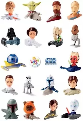 2008 Star Wars Clone Wars Bobbleheads Mcdonalds Happy Meal Toys - U - Pick • $4.99