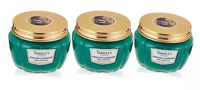 3x Yardley London English Lavender Green Brilliantine Hair Pomade 80g • £21.99