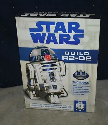 New In Box Sterling Innovations Star Wars Build R2 - D2 Model Kit 12  Tall • $19.95