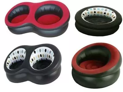 Single Double Inflatable Chair Sofa Blow Up Seat Gaming Lounger Outdoor Camping • £11.49