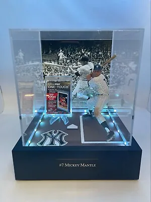 Mickey Mantle PSA Sports Card Display Case W/ LED Lights • $345