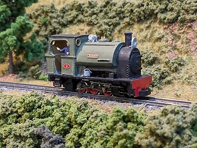Peckett 0-6-0 Saddle Tank Steam Loco 009 Built From A Kit With Roco Chassis • £89.99