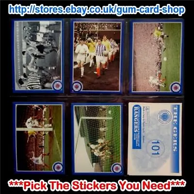 Panini - Rangers The Gers 1999 (100 To 174) *please Select Stickers* • £1