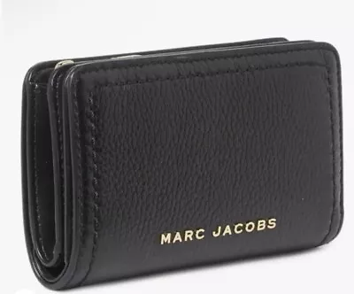 MARC JACOBS NWT:$185 Compact Zip Top Leather Wallet From NORDSTROM Rack 🔥Auth • $89