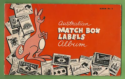 #t327.    Set (42) Of Federal  Decimal Currency  Matchbox Labels In  Album  • $51.47