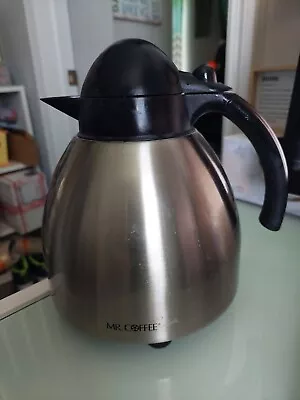 Mr Coffee Stainless Thermal Carafe & Lid 10 Cup EUC • $24