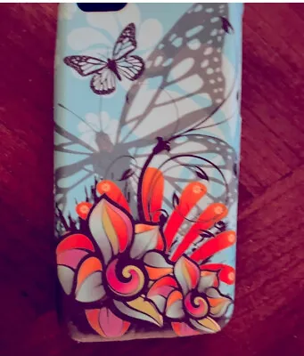 Apple Silicone Case For Apple IPhone 5c Butterfly. Coral Blue • $3.50