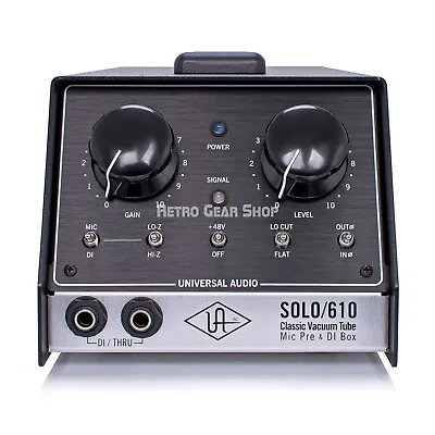 Universal Audio Solo 610 Vacuum Tube Desktop Microphone Preamp DI-Box UA • $1199