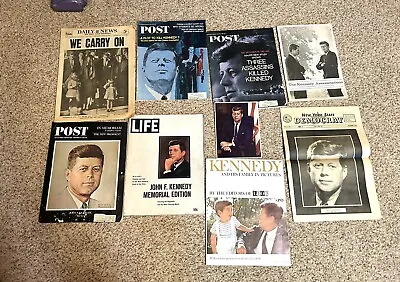 JFK Historical Memorabilia POST LIFE DAILY NEWS Special Ed Color Picture • £22.80