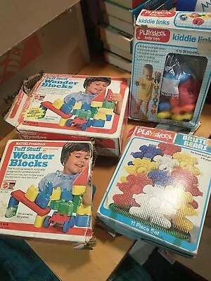 Mattel Tuff Stuff  Wonder Blocks Playskool Bristle Bears And Others  • $20