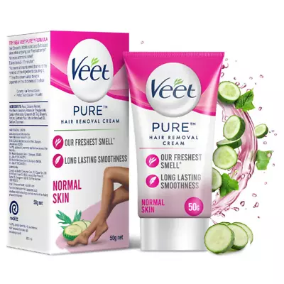 Veet Pure Hair Removal Cream For Women With Normal Skin 50g • $9.02