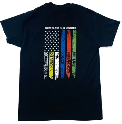 Heroes T-shirt POLICE - FIRE Fighters -  MILITARY - T-SHIRT  • $12.97