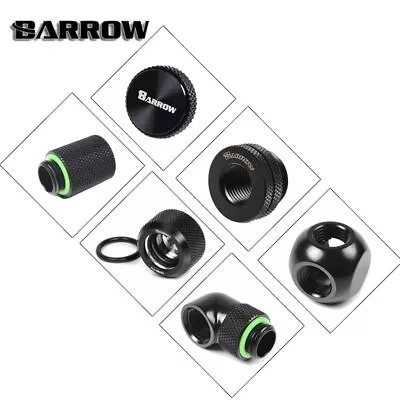 Barrow Computer Connector For Water Cooling Extend Fitting 45-90 Angle Adapter • $2.13