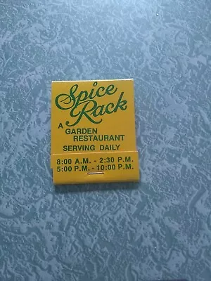 Vintage Matchbook Y1 Collectible Ephemera San Diego California Spice Rack Garden • $29.99