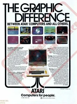 ATARI Wall Poster Vintage Retro Promo Video Game 005 - POSTER 20x30 • $18.99