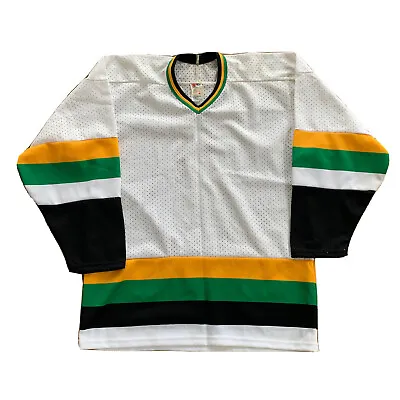 Vtg CCM Minnesota North Stars NHL Hockey Blank Jersey Mens Size Medium White • $88.95