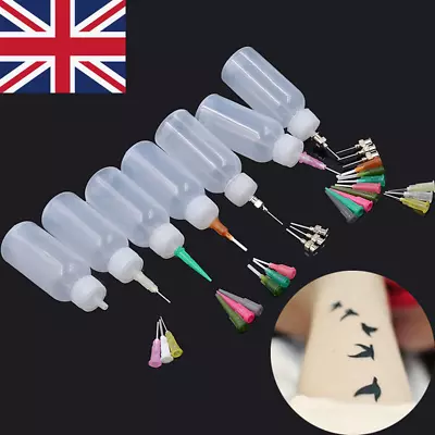 £1.94 • Buy Empty Needle Tip Glue Bottle Applicator Henna Tattoo Applicator Tattoo Kits UK