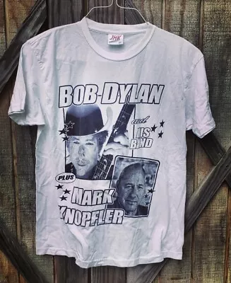 Bob Dylan Mark Knopfler Tour Shirt Medium 2011 Classic Rock • $38