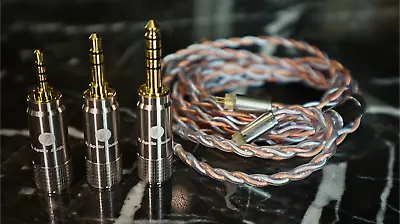 Kerberos OCC Copper HiFi Earphone IEMs Cable 3.5/2.5/4.4mm MMCX 2Pin Changeable • $39.90