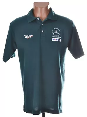 Formula 1 Mclaren Mercedes Polo Shirt Jersey 1990's Size L Adult • $44.99