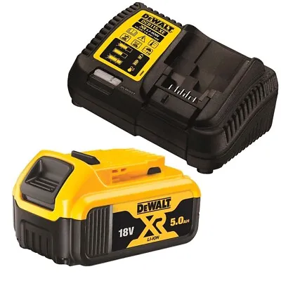 Dewalt Cordless Battery And Charger 5.0ah 18V Set Genuine AU STOCK • $135