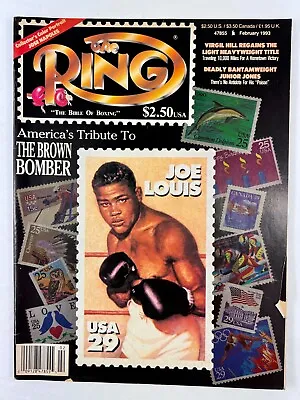 $8.25 • Buy The Ring Magazine February 1993 Joe Louis Cover