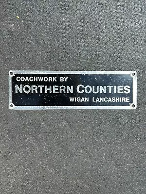 Northern Counties Leyland Manchester GMPTE SND468X GM Bus Chassis Plate Badge • £32