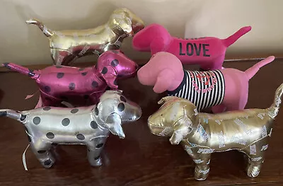 Victoria's Secret Pink Collectible Dogs Lot Of  6  Plush Puppies • $25.06