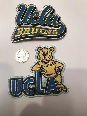 (2) UCLA Bruins Vintage Embroidered Iron On Patch Lot (Old Stock) 3.5  X 3.0   • $9.99