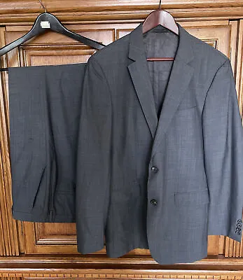 Hugo Boss The James4/Sharp6 Mens 2 Button Superfine Wool Suit 40L Pants 32x32 • $69.95