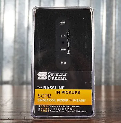 Seymour Duncan SCPB-3 Quarter Pound Single Coil '51 P-Bass 4 String Pickup Black • $89