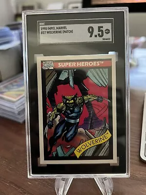 1990 Impel Marvel #37 Wolverine (Patch) SGC Graded 9.5 • $1